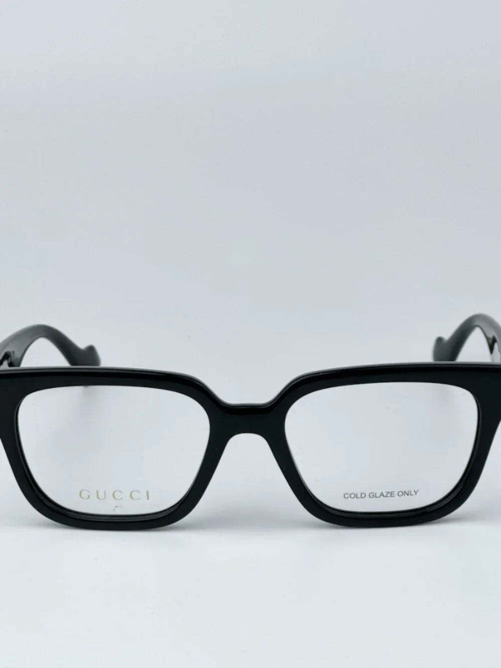Gucci GG1536O 001 BRAND NEW Eyeglasses Black Square Women